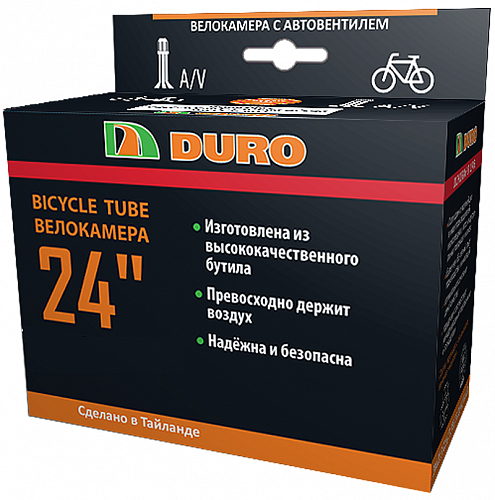 Велокамера Duro 24"х4.00-5.00 AV-48mm, Fat Bike